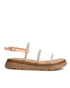 Sandalia Plana Chunky Tiras Brillos 3154036